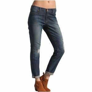 J Brand Ankle Jeans Size 31 Distressed Blue Denim